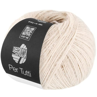LANA GROSSA Per Tutti | Lightweight cotton yarn with shiny, smooth sections and a delicate fluff | Hand-knitting yarn made of 70% cotton and 30% polyamide | 50g wool for knitting and crocheting | 180m yarn on sale